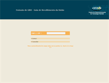 Tablet Screenshot of gru.cdtn.br
